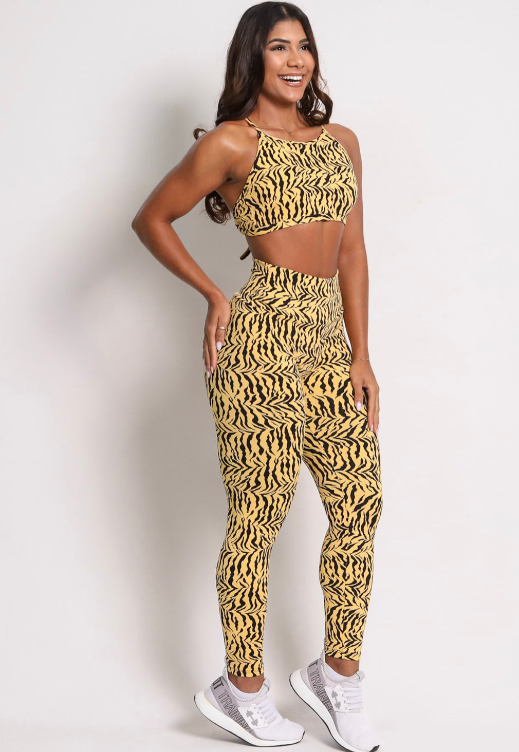 Zebra Gold leggings